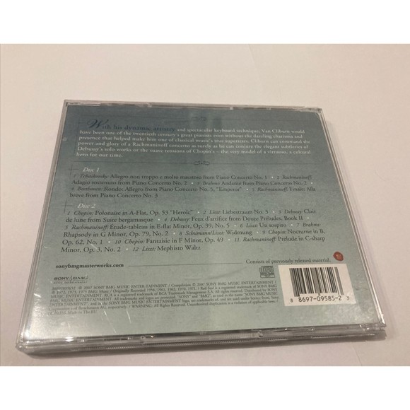 The Essential Van Cliburn 2-CD Set - Actual Photos - Discs Are NearMint - Picture 7 of 12